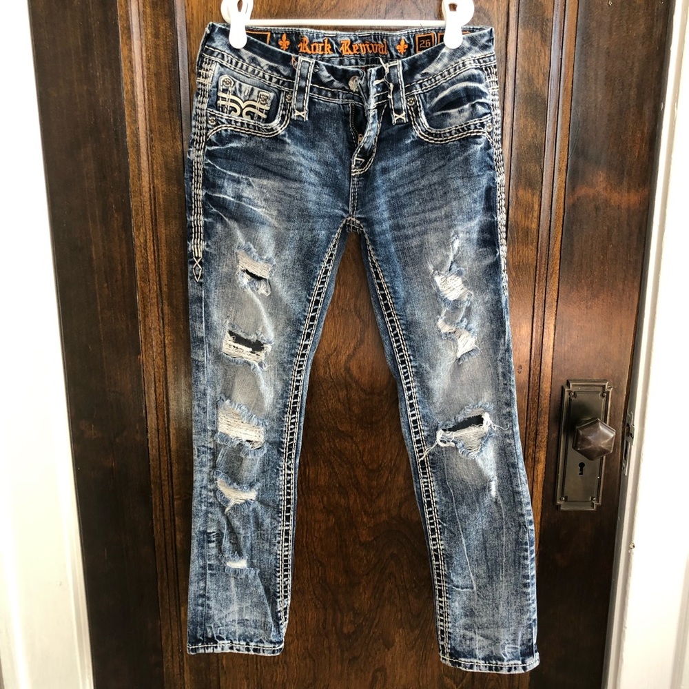 Rock Revival Capris Size 26